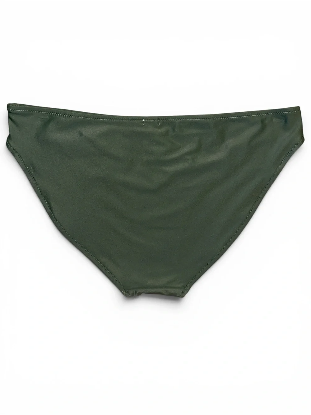 aerie Olive Green Hipster Full Coverage Classic Bikini Bottom Size L NWT